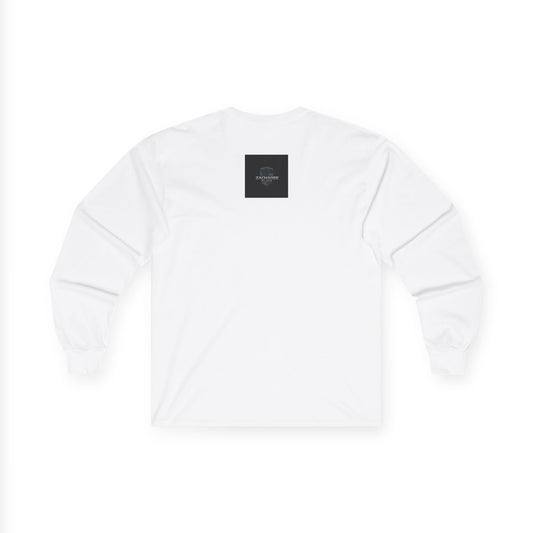 Long Sleeve Tee — Red Sun Mountainscape Graphic
