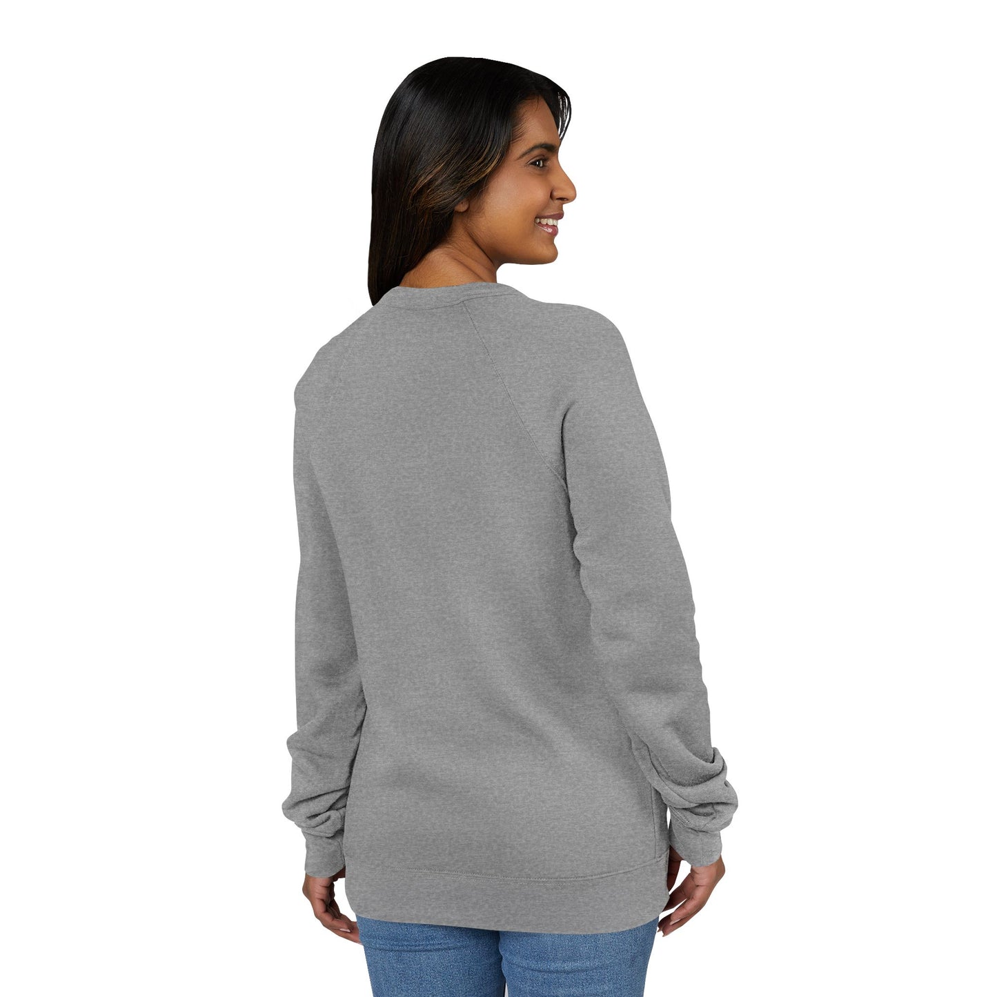Cosmic Bloom Sweatshirt — Abstract Neon Galaxy Crewneck