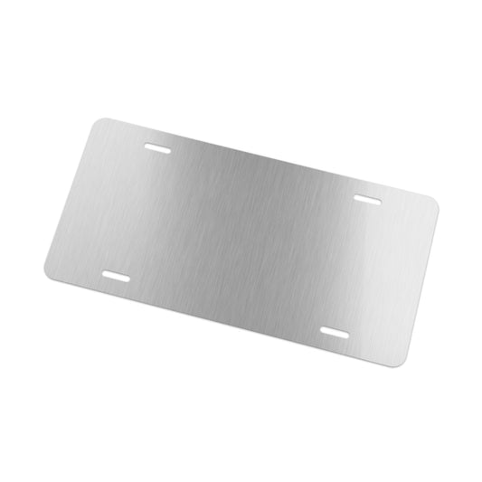 Cloudy Sky Vanity License Plate - Cute Car Front Plate with Sun & Clouds Design