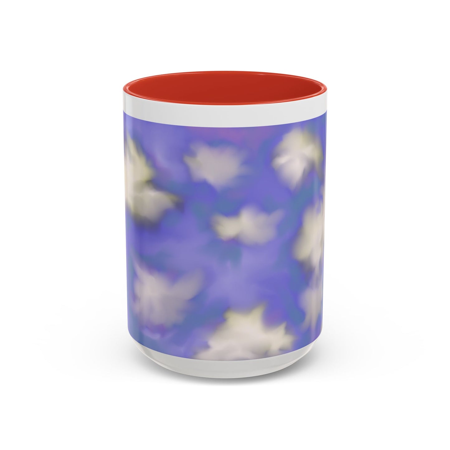 Cloudscape Accent Coffee Mug — Dreamy Purple Sky Design (11/15oz)