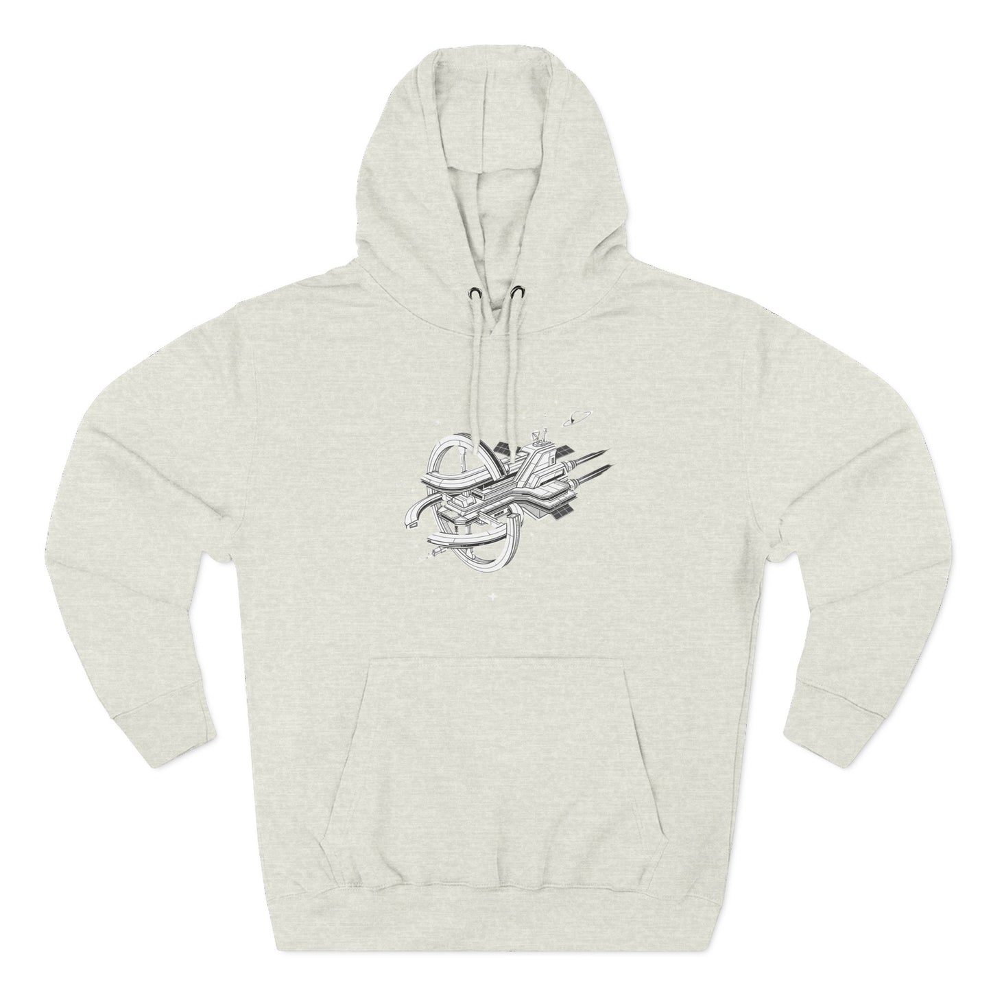 Hoodie — Space Station Sketch Pullover