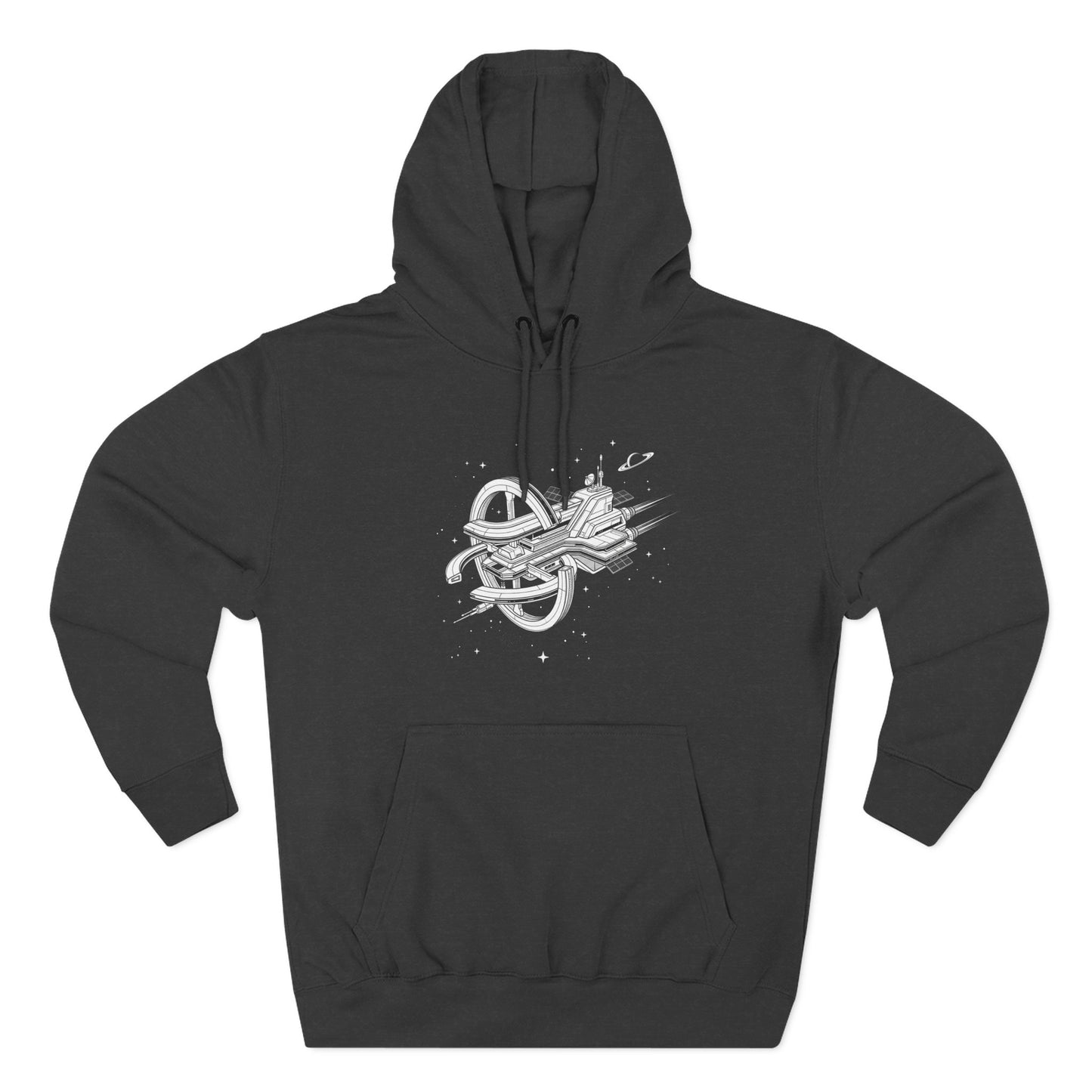 Hoodie — Space Station Sketch Pullover