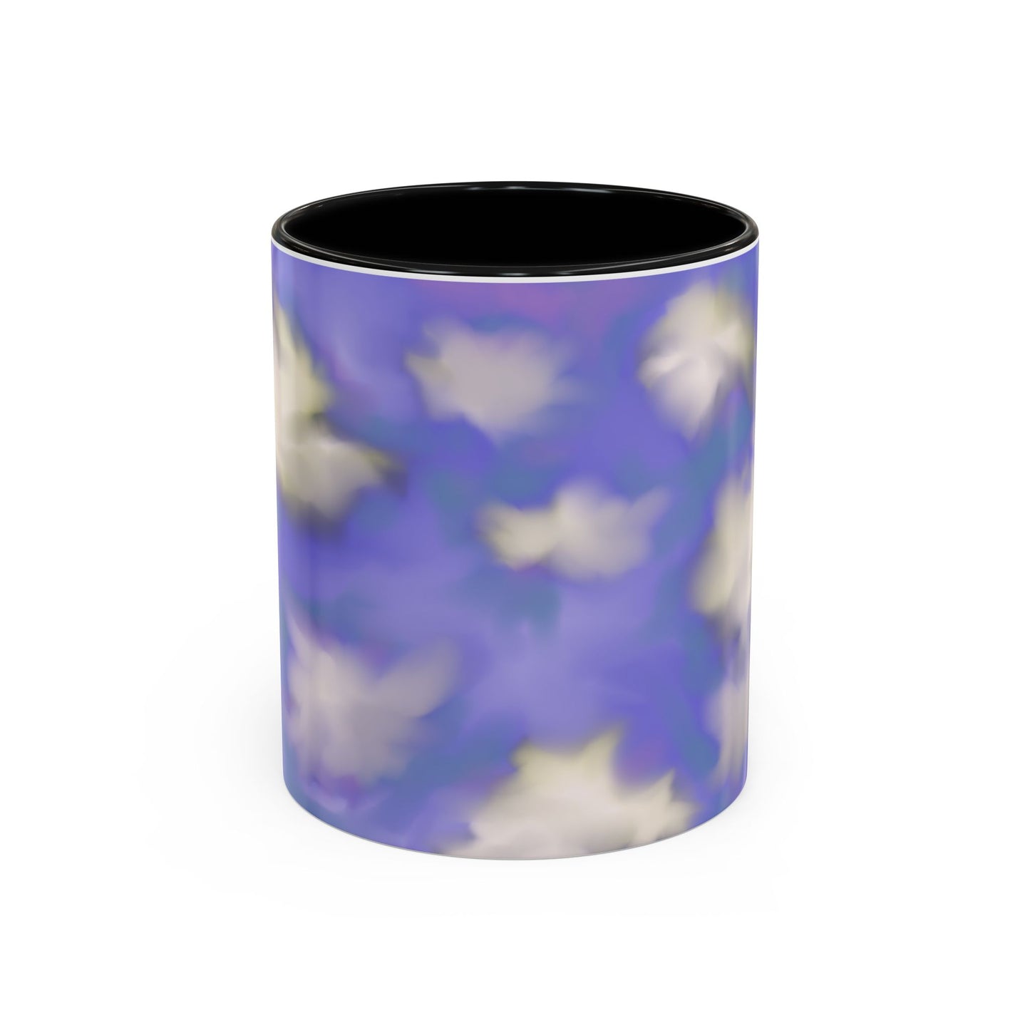 Cloudscape Accent Coffee Mug — Dreamy Purple Sky Design (11/15oz)