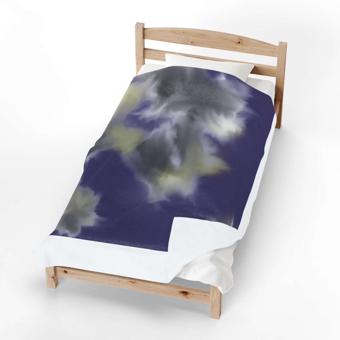 Cloud Sky Velveteen Plush Blanket — Throw