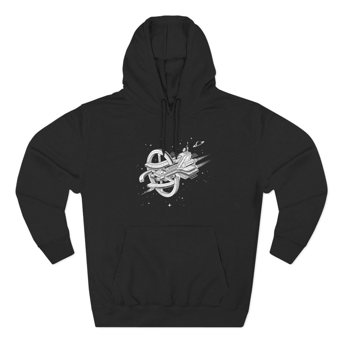 Hoodie — Space Station Sketch Pullover