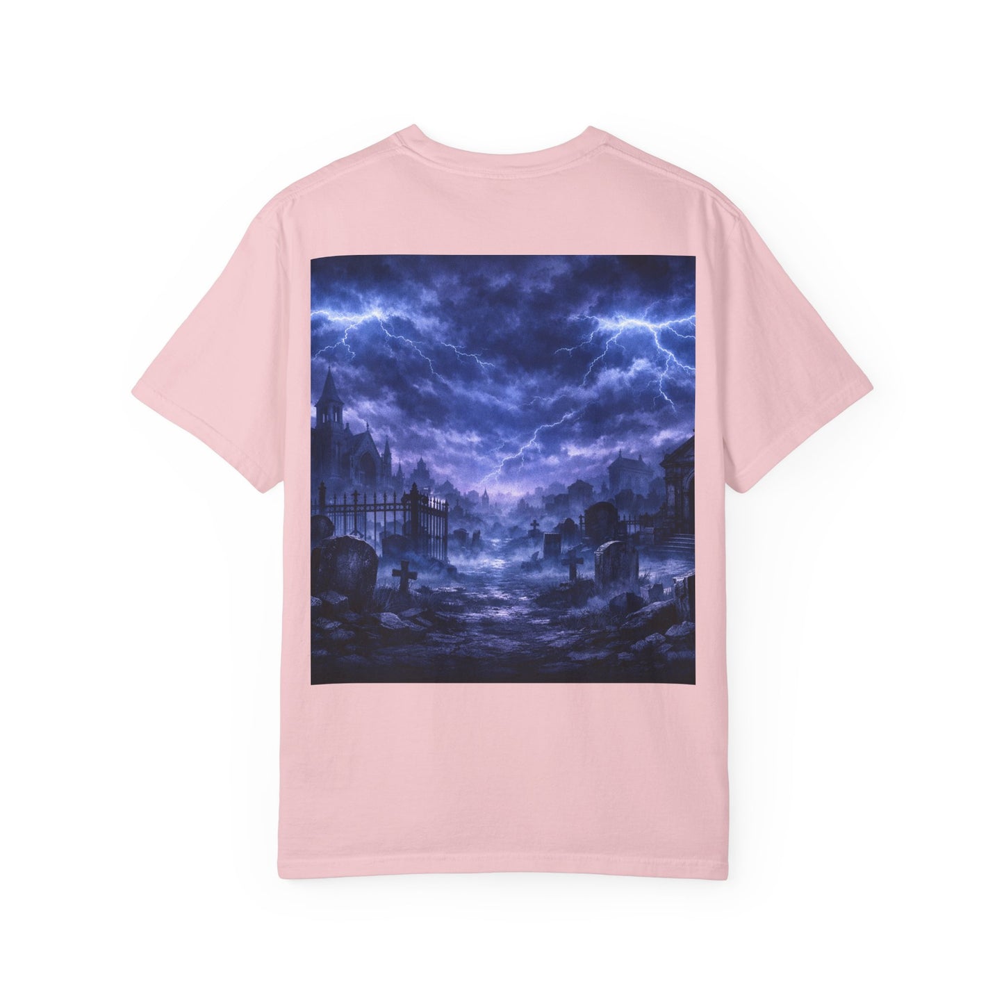 Lightning Storm Graphic T-Shirt — Gothic Nightscape Tee