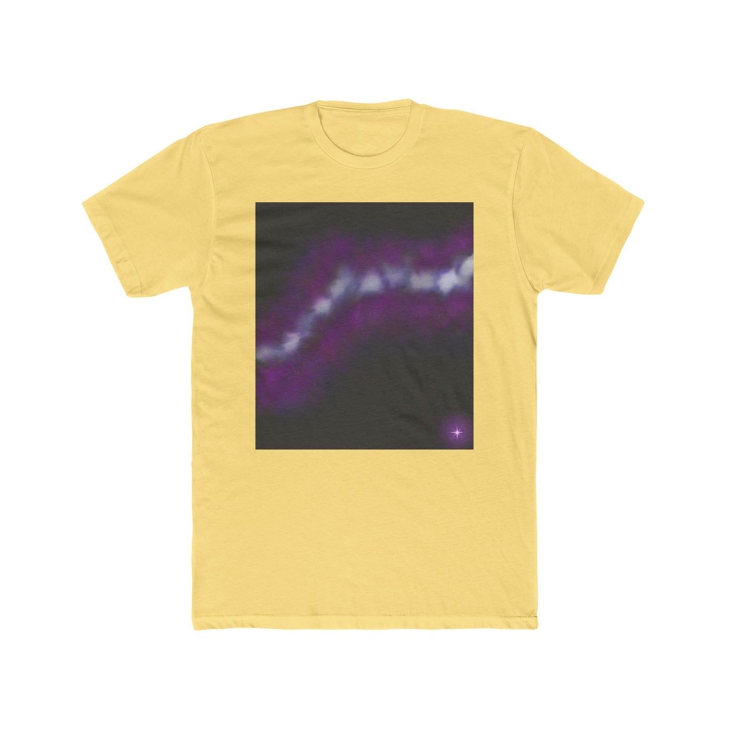 Galaxy Wave Tee — Purple Nebula Graphic T-Shirt