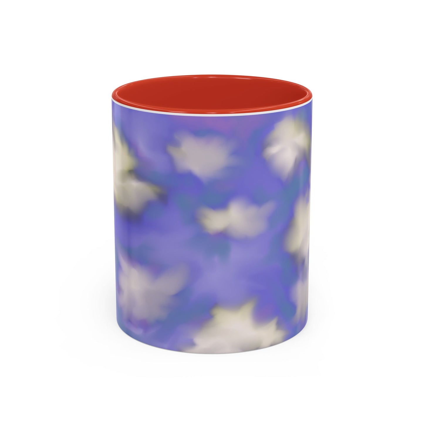 Cloudscape Accent Coffee Mug — Dreamy Purple Sky Design (11/15oz)
