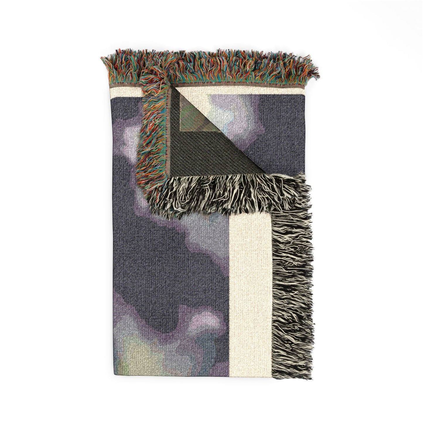 Abstract Cloudscape Woven Blanket – Cozy Decorative Throw for Living Room & Bedroom