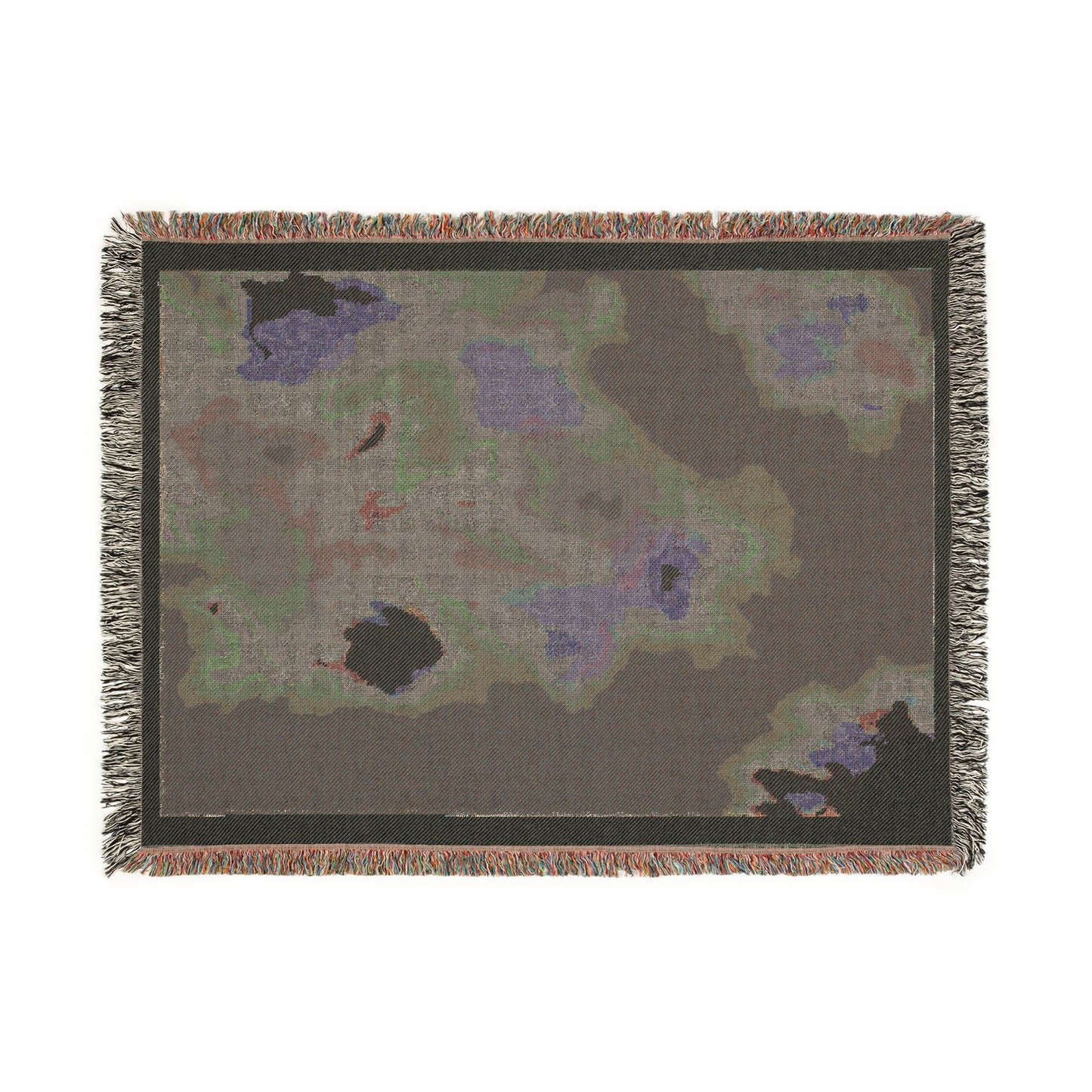 Abstract Cloudscape Woven Blanket – Cozy Decorative Throw for Living Room & Bedroom