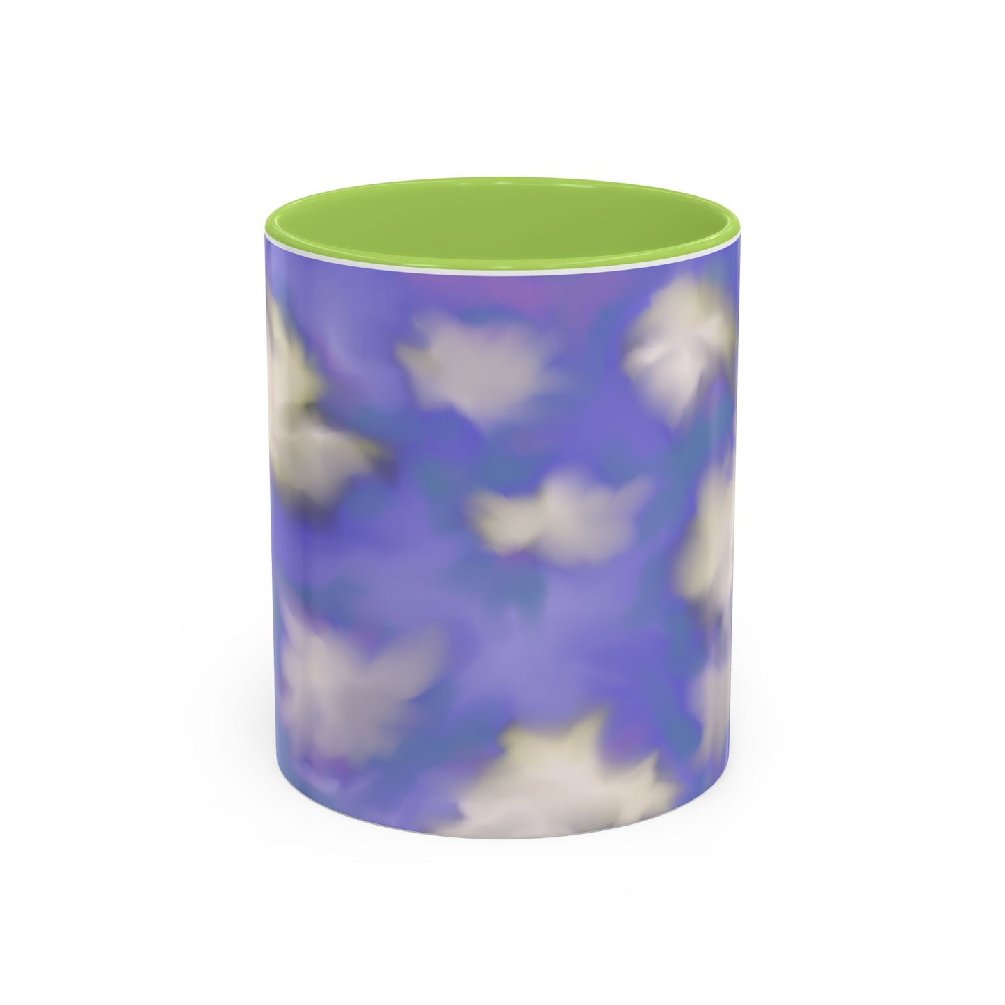Cloudscape Accent Coffee Mug — Dreamy Purple Sky Design (11/15oz)