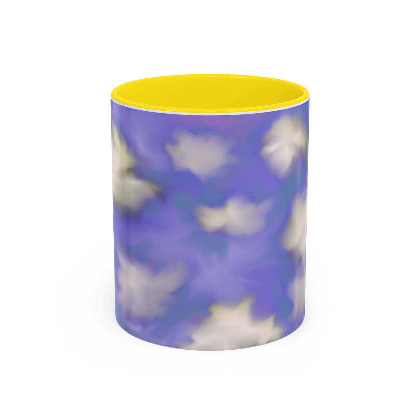 Cloudscape Accent Coffee Mug — Dreamy Purple Sky Design (11/15oz)