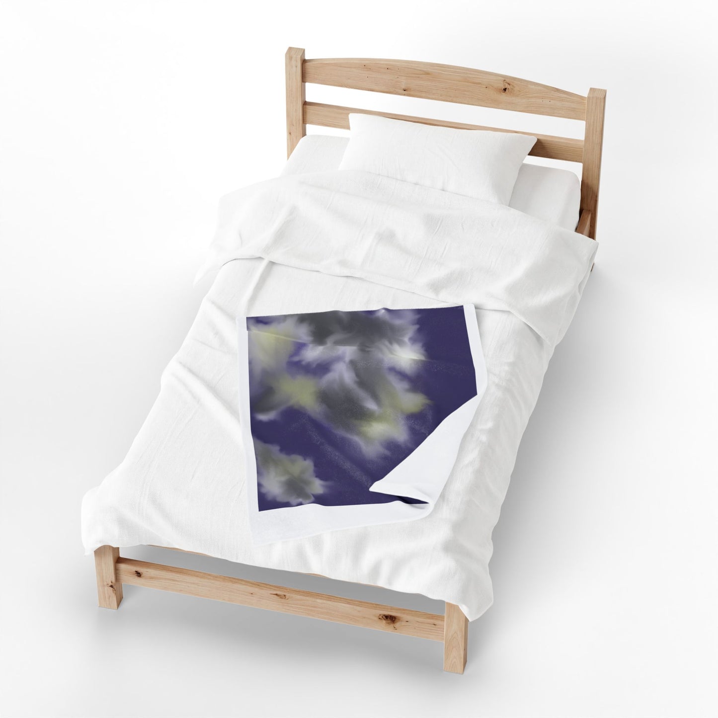 Cloud Sky Velveteen Plush Blanket — Throw