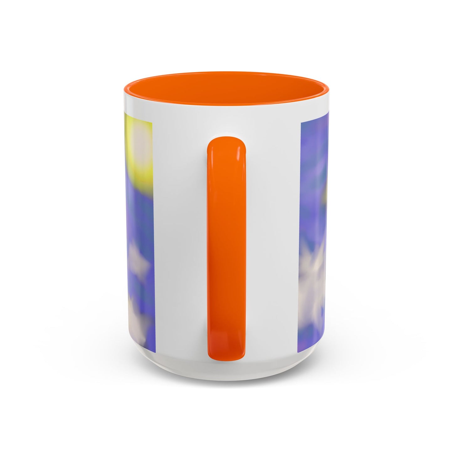 Cloudscape Accent Coffee Mug — Dreamy Purple Sky Design (11/15oz)