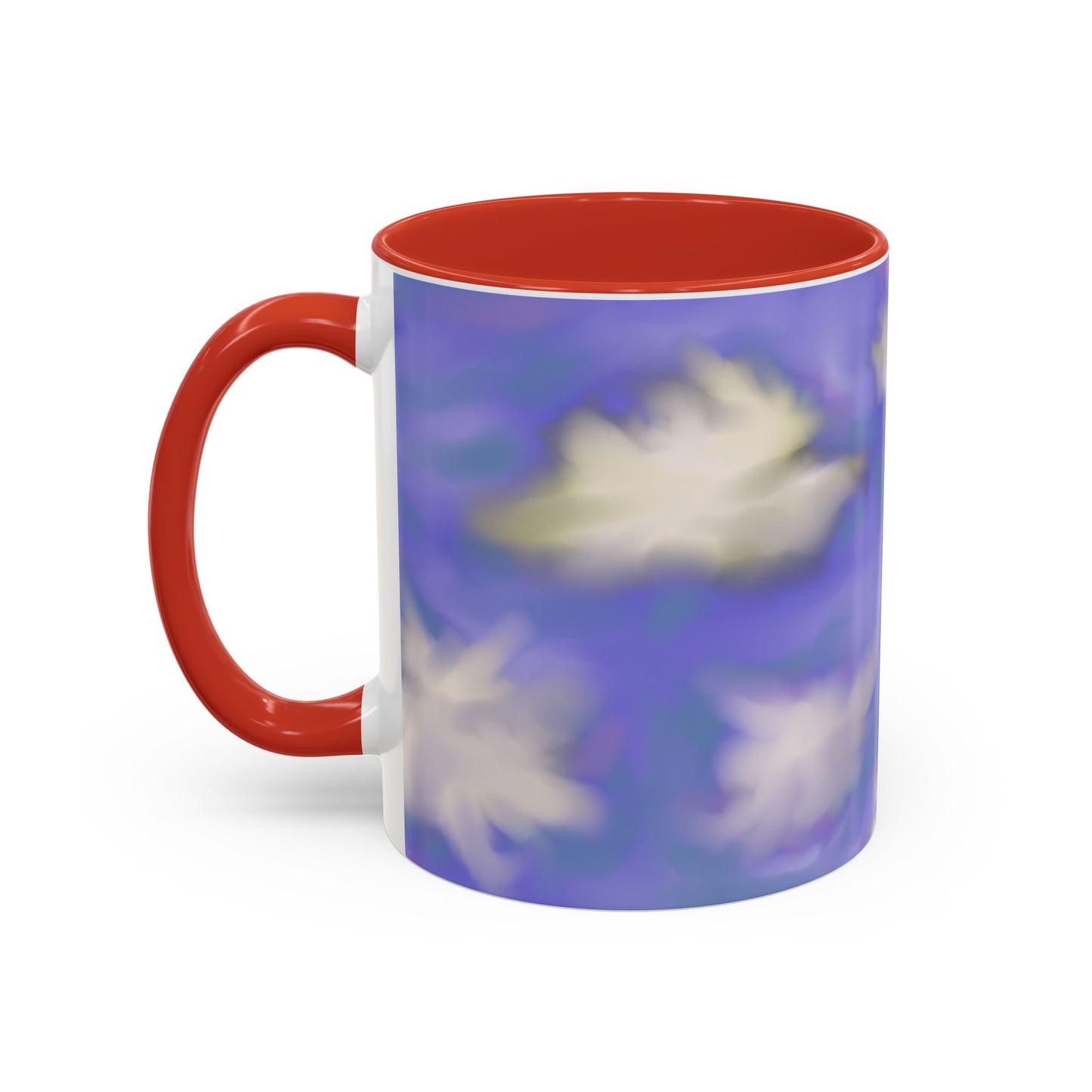 Cloudscape Accent Coffee Mug — Dreamy Purple Sky Design (11/15oz)