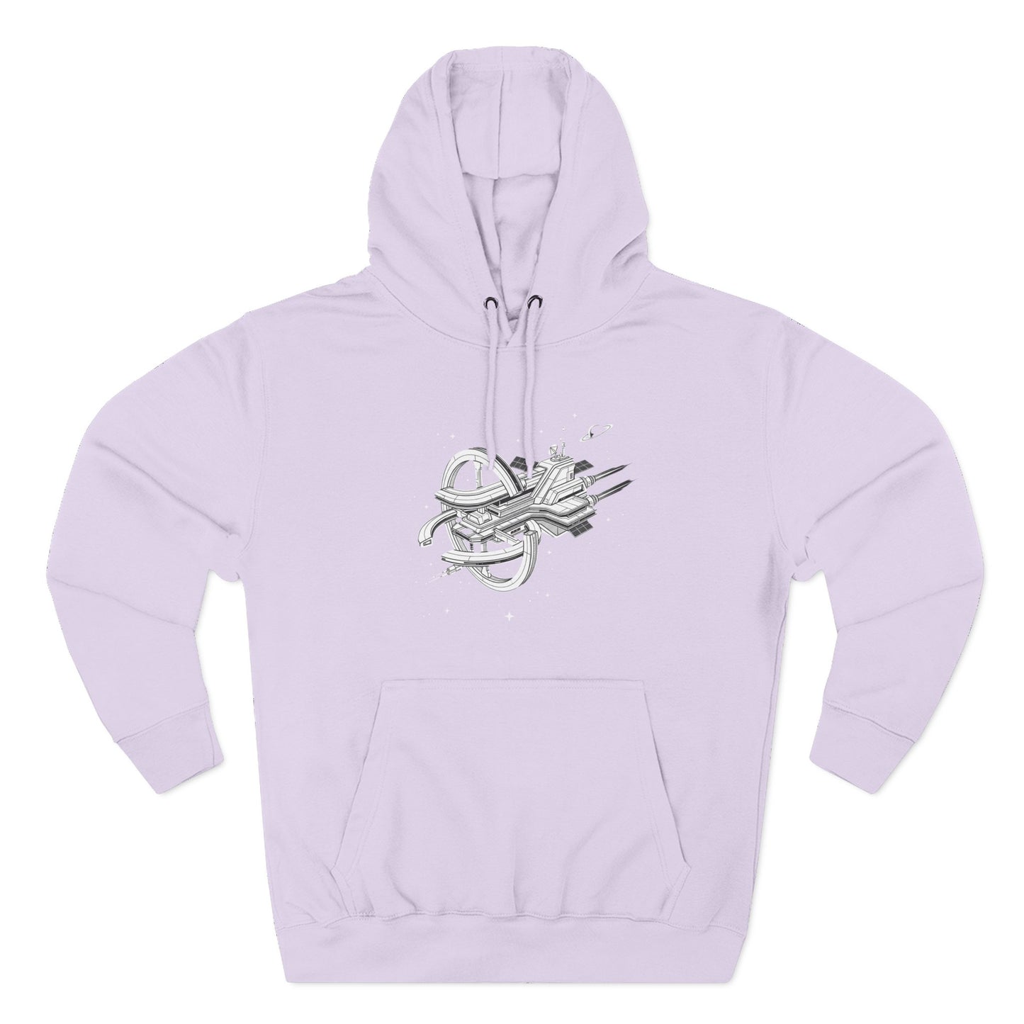Hoodie — Space Station Sketch Pullover