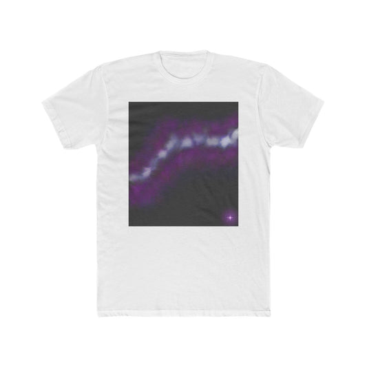 Galaxy Wave Tee — Purple Nebula Graphic T-Shirt