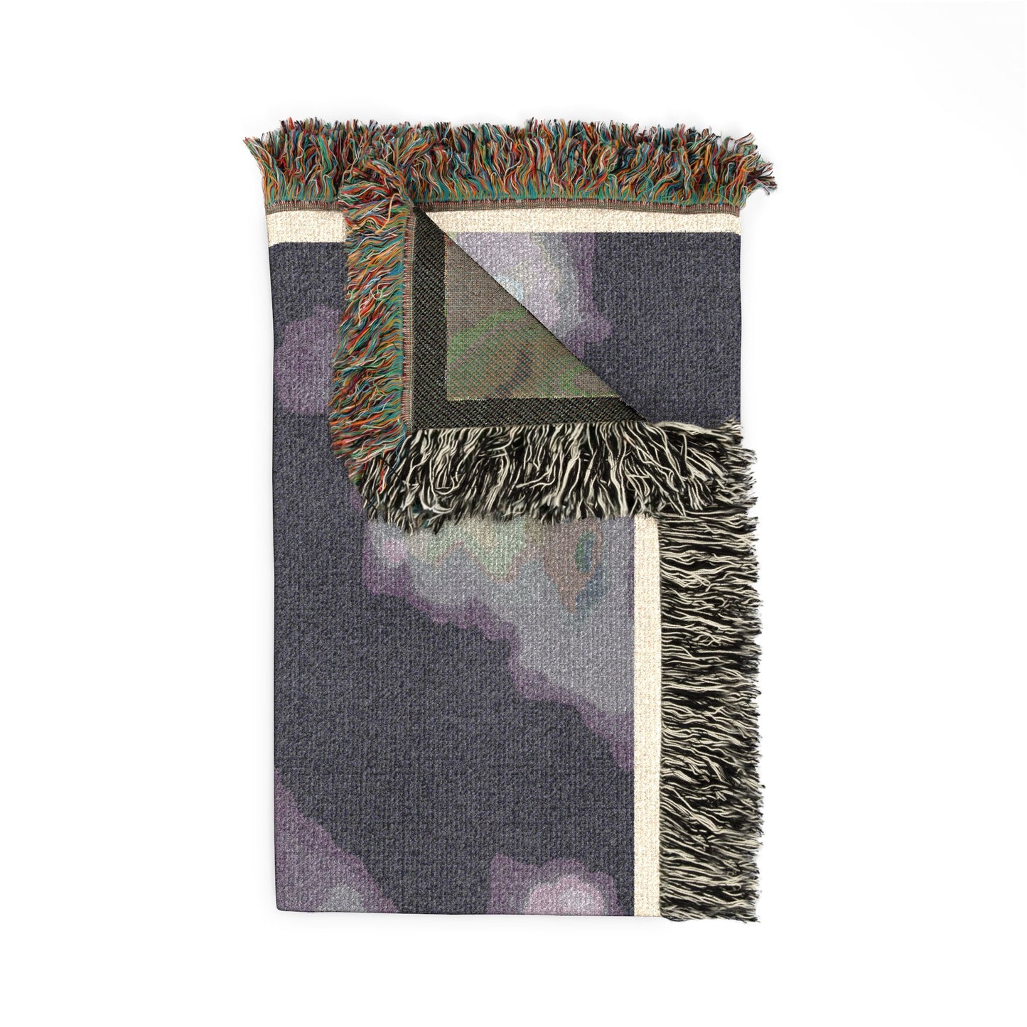 Abstract Cloudscape Woven Blanket – Cozy Decorative Throw for Living Room & Bedroom