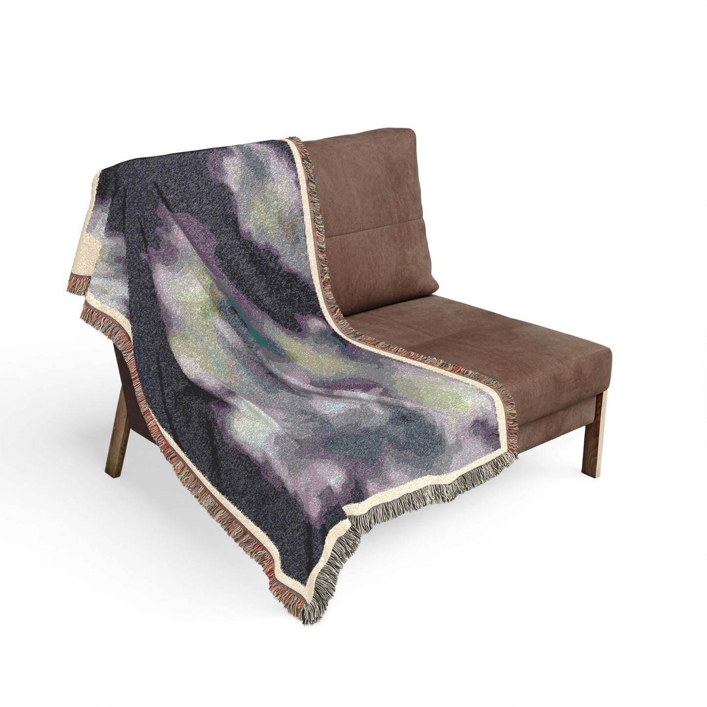 Abstract Cloudscape Woven Blanket – Cozy Decorative Throw for Living Room & Bedroom