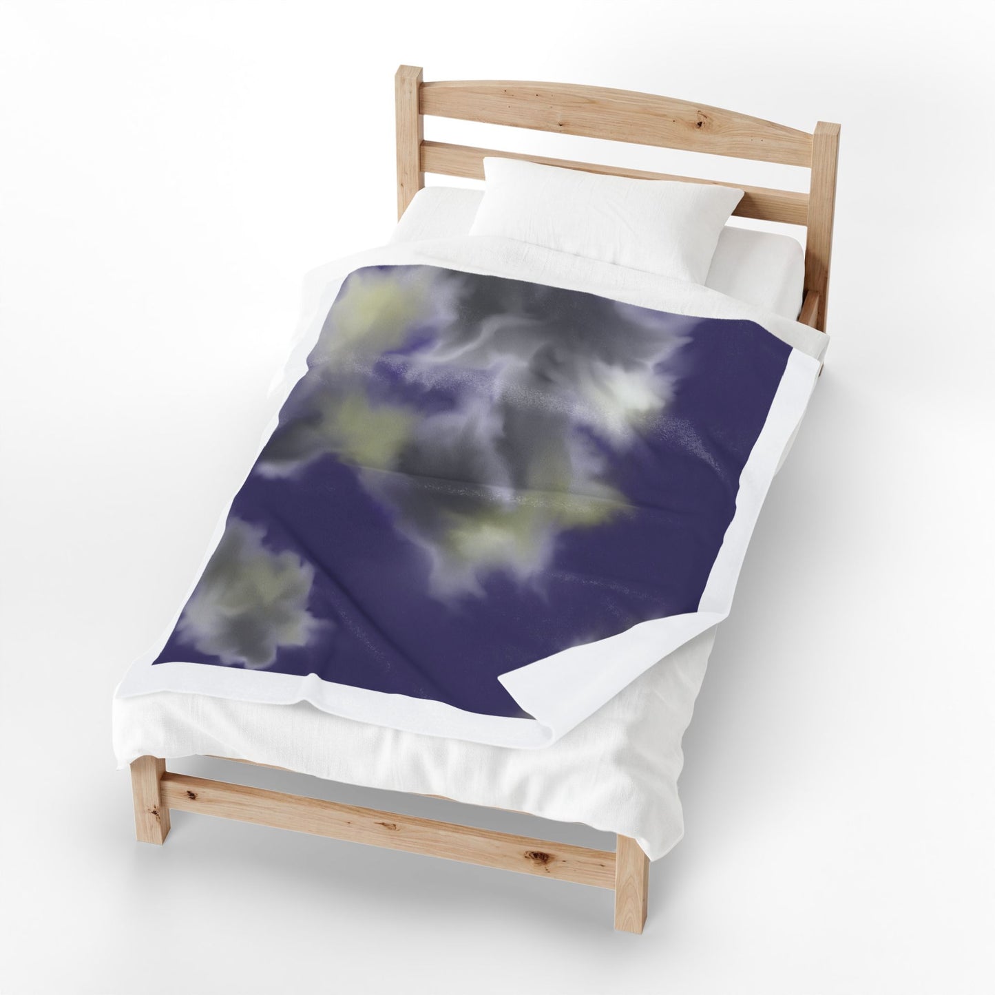 Cloud Sky Velveteen Plush Blanket — Throw