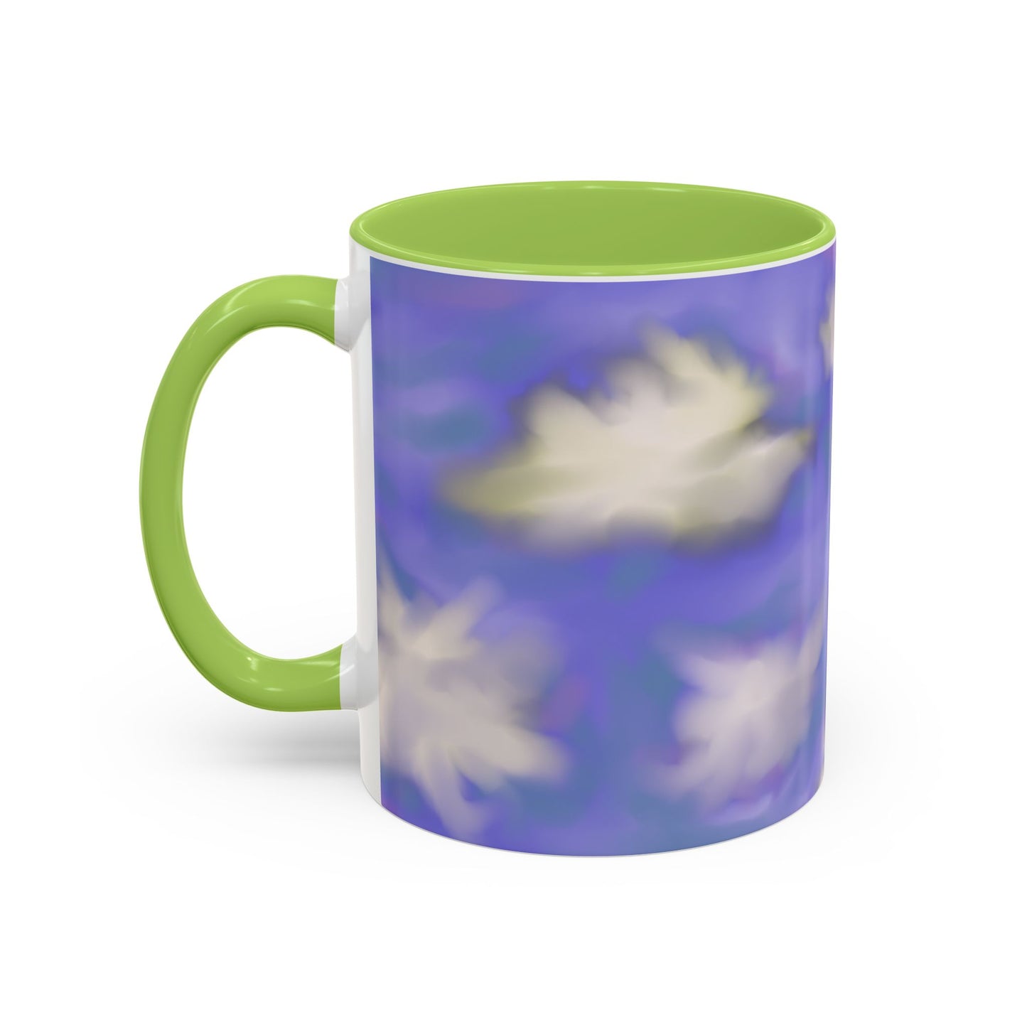 Cloudscape Accent Coffee Mug — Dreamy Purple Sky Design (11/15oz)