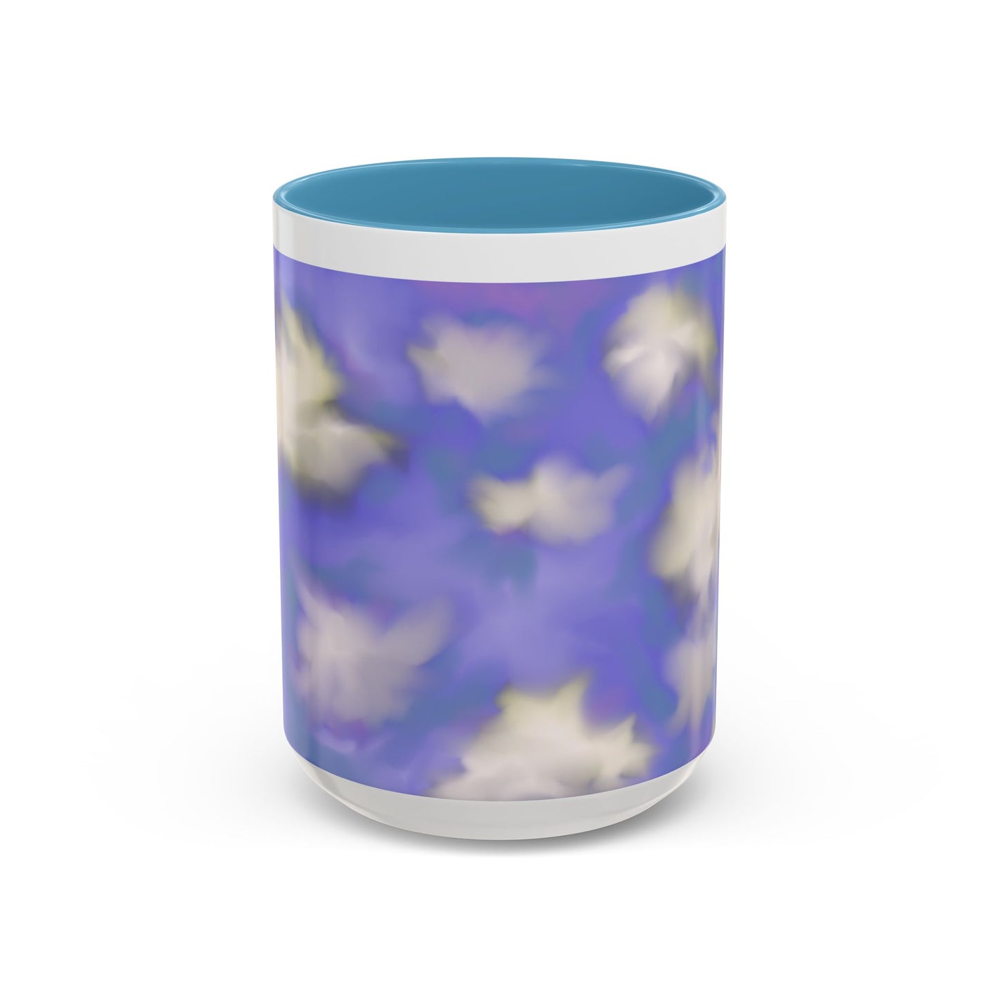 Cloudscape Accent Coffee Mug — Dreamy Purple Sky Design (11/15oz)