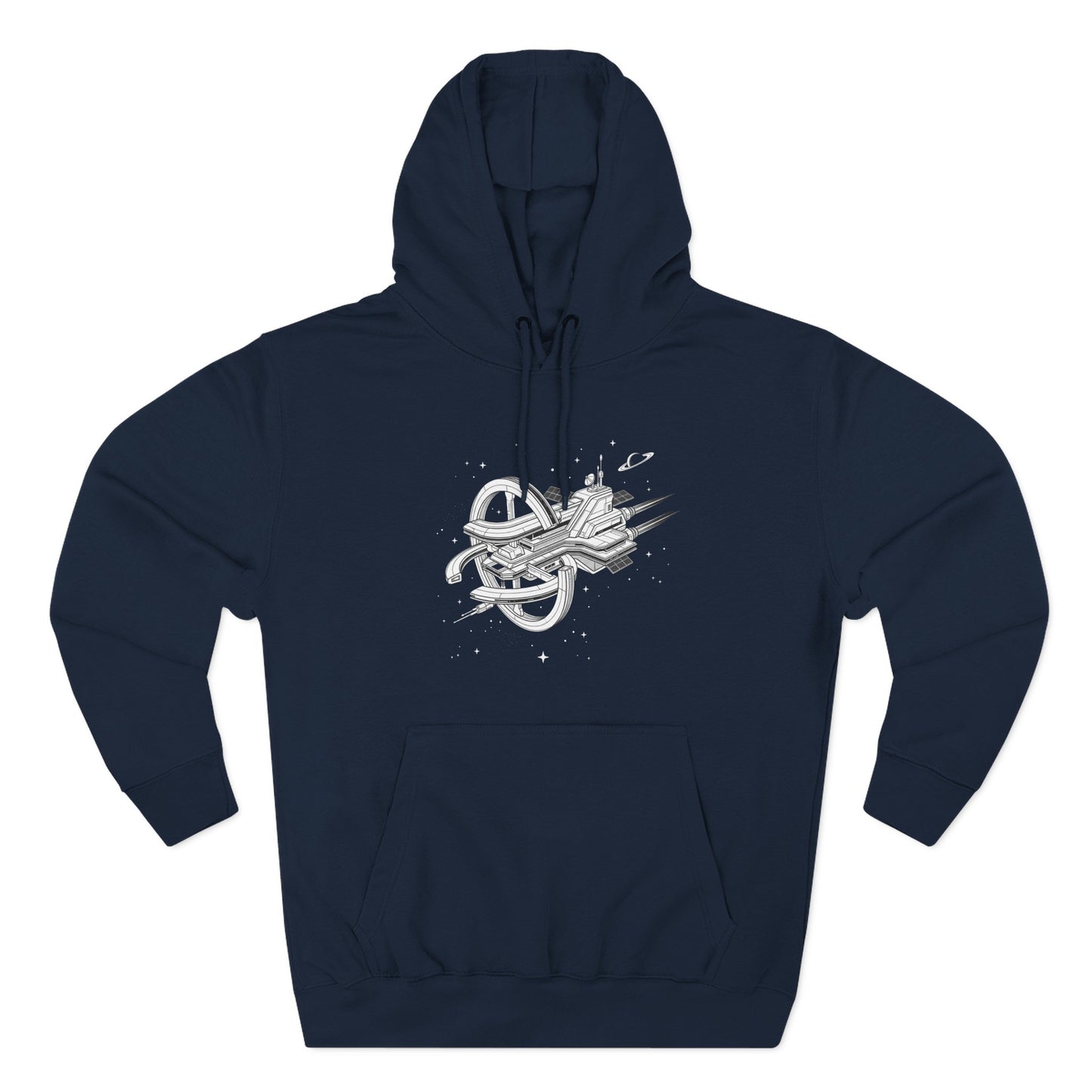 Hoodie — Space Station Sketch Pullover