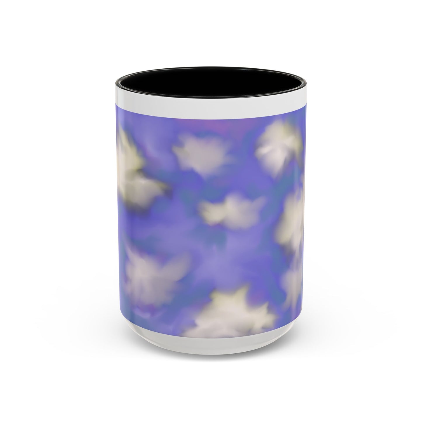 Cloudscape Accent Coffee Mug — Dreamy Purple Sky Design (11/15oz)