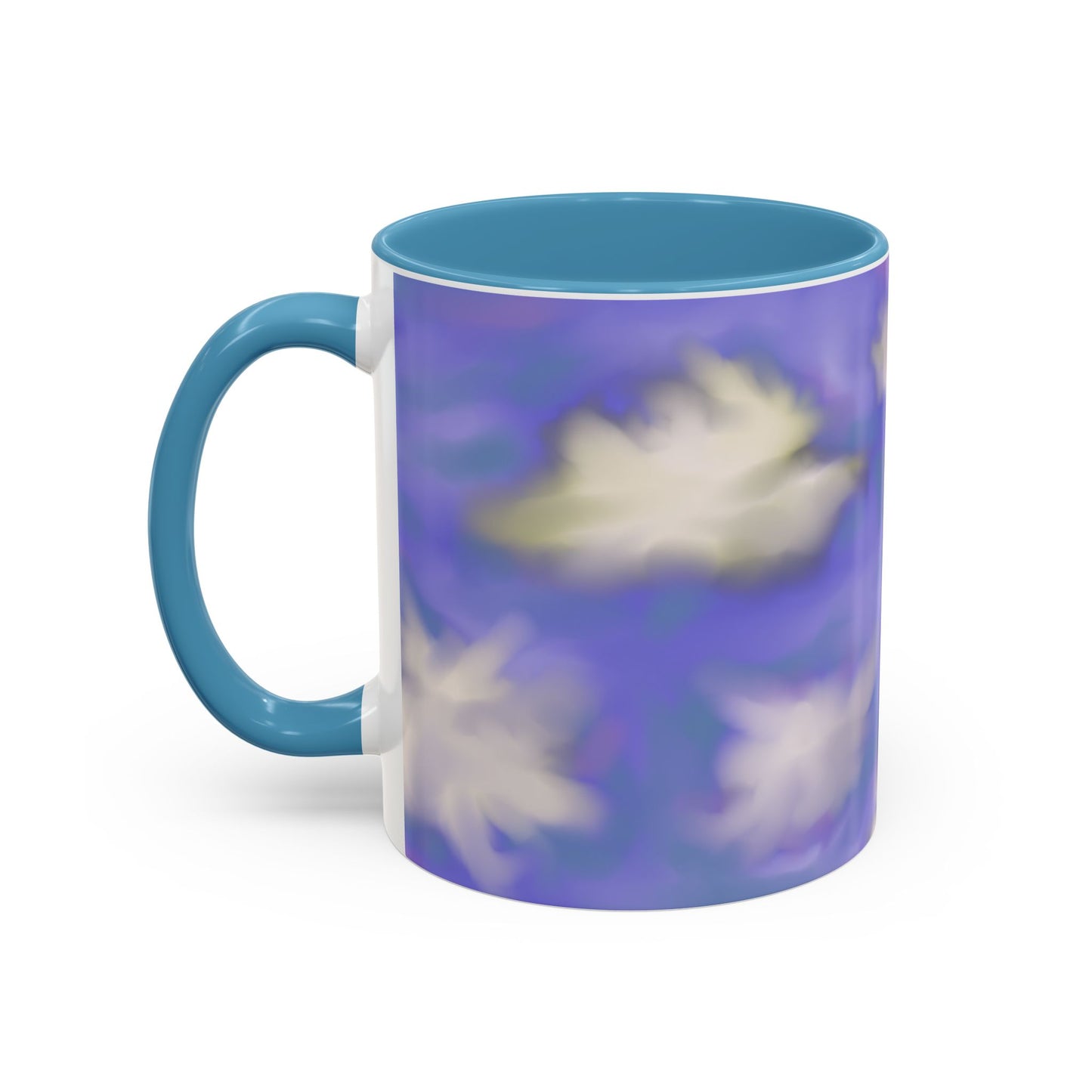 Cloudscape Accent Coffee Mug — Dreamy Purple Sky Design (11/15oz)