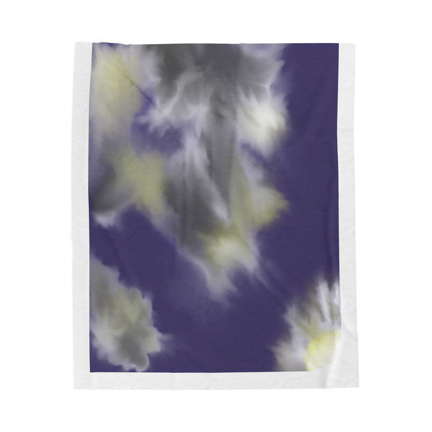 Cloud Sky Velveteen Plush Blanket — Throw