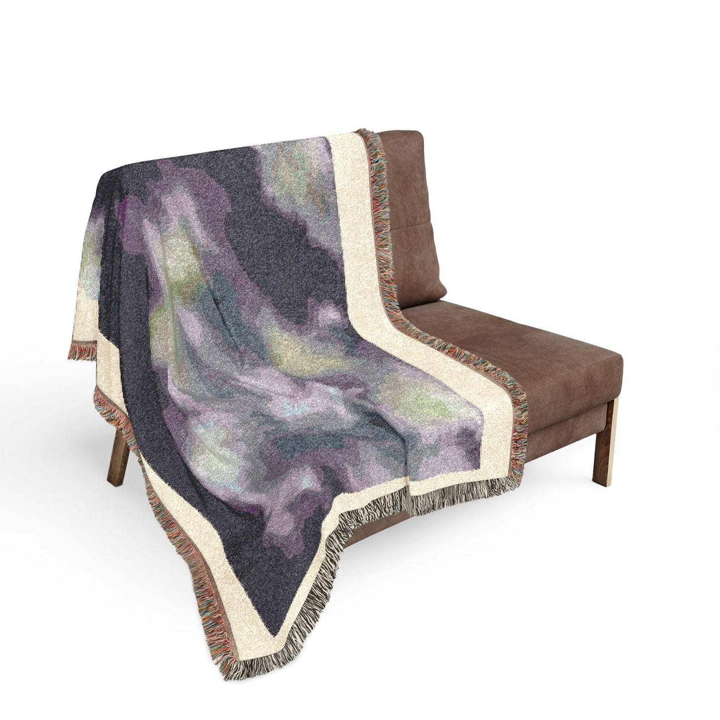 Abstract Cloudscape Woven Blanket – Cozy Decorative Throw for Living Room & Bedroom