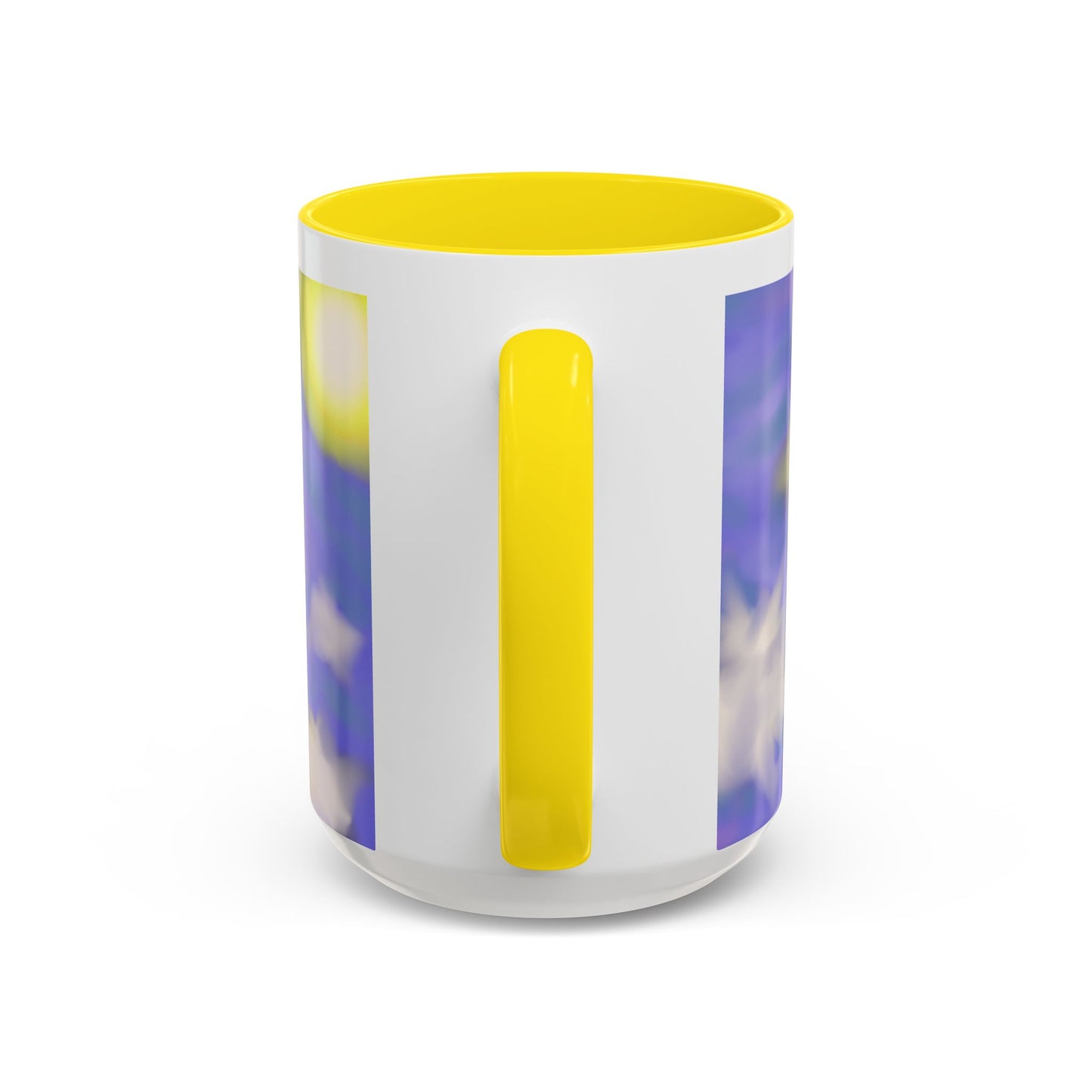 Cloudscape Accent Coffee Mug — Dreamy Purple Sky Design (11/15oz)