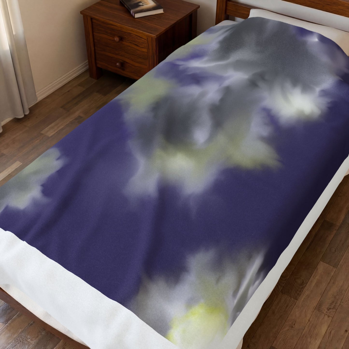 Cloud Sky Velveteen Plush Blanket — Throw