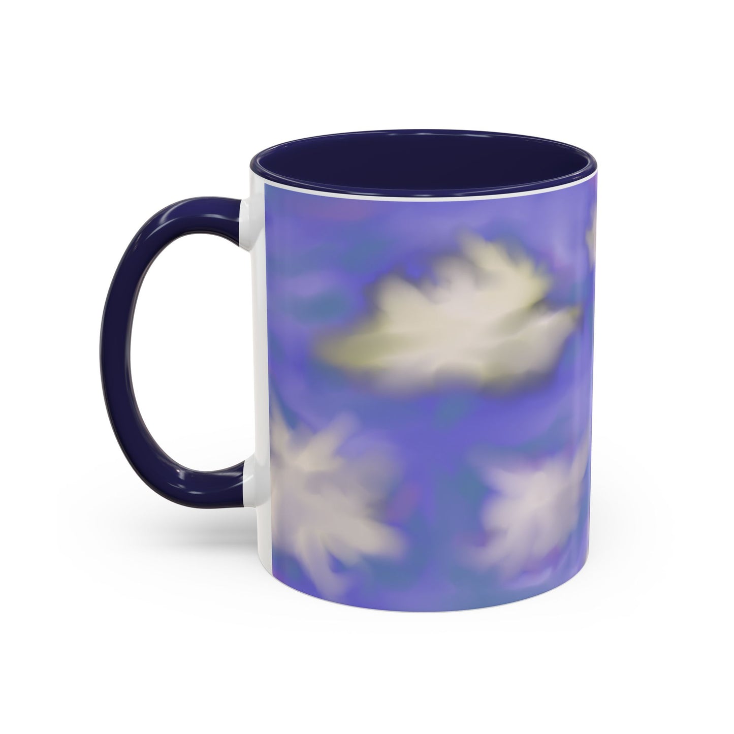 Cloudscape Accent Coffee Mug — Dreamy Purple Sky Design (11/15oz)