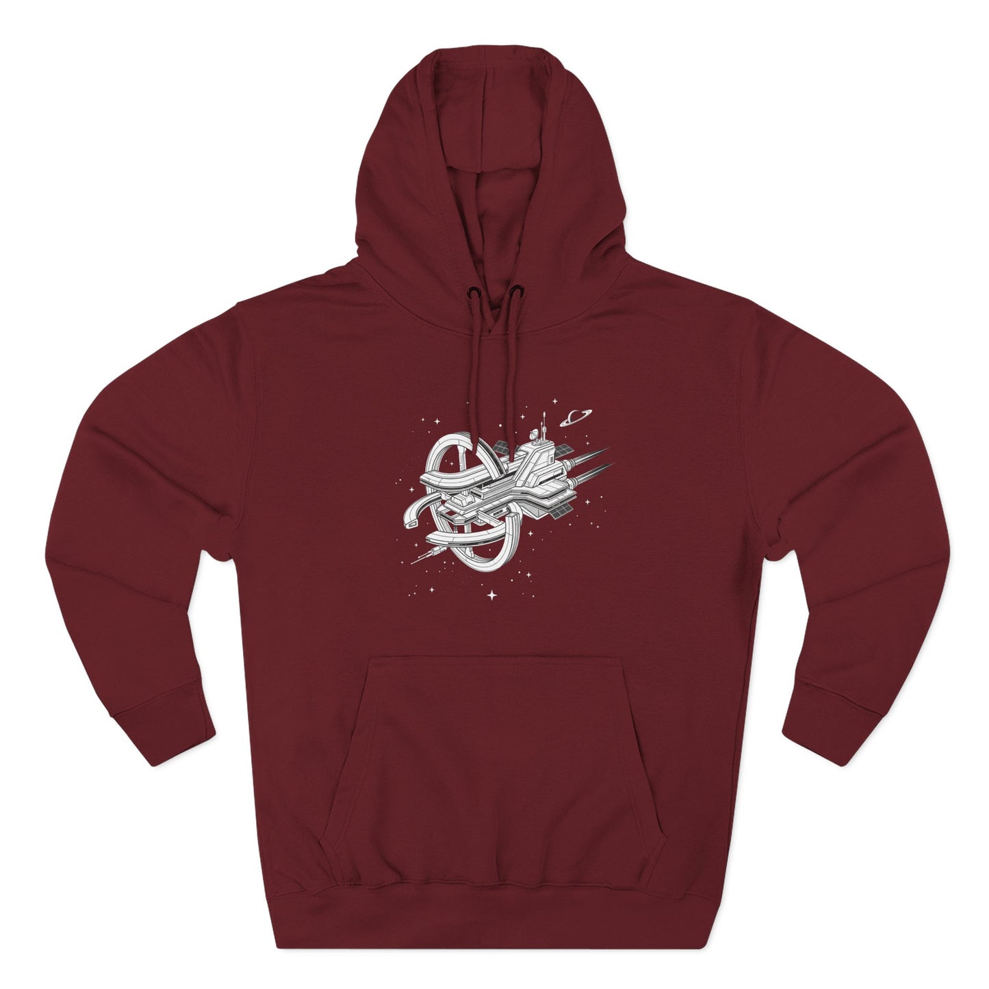 Hoodie — Space Station Sketch Pullover