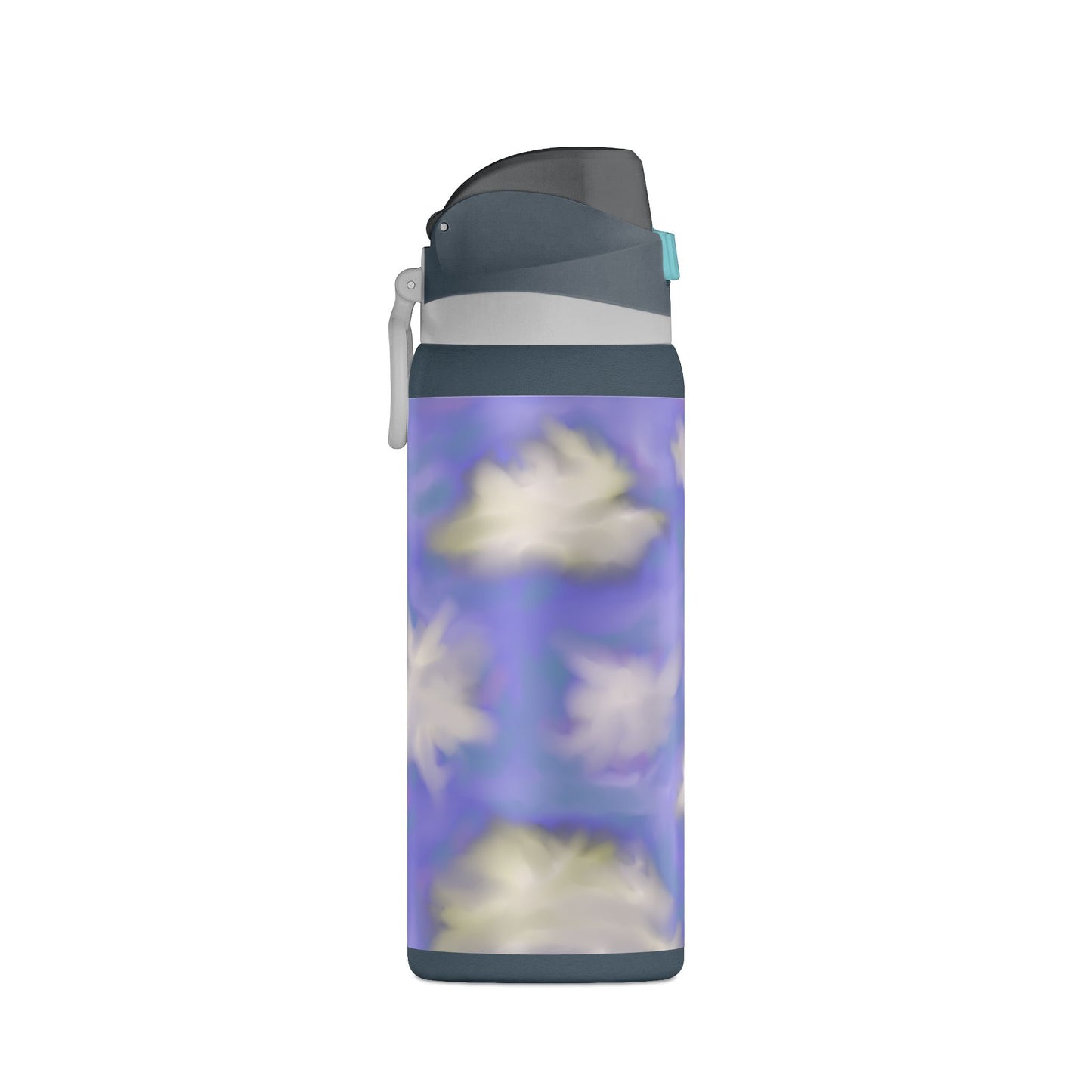 32oz Insulated Water Bottle — Dreamy Lavender Cloud Design