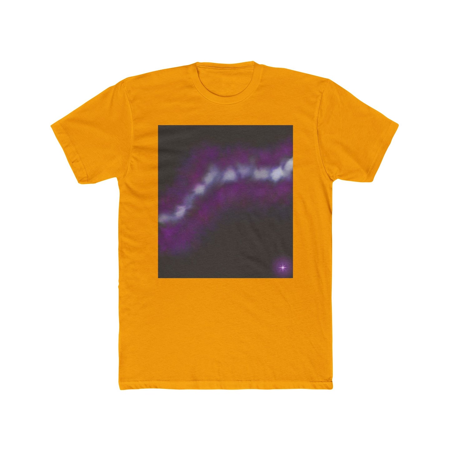Galaxy Wave Tee — Purple Nebula Graphic T-Shirt