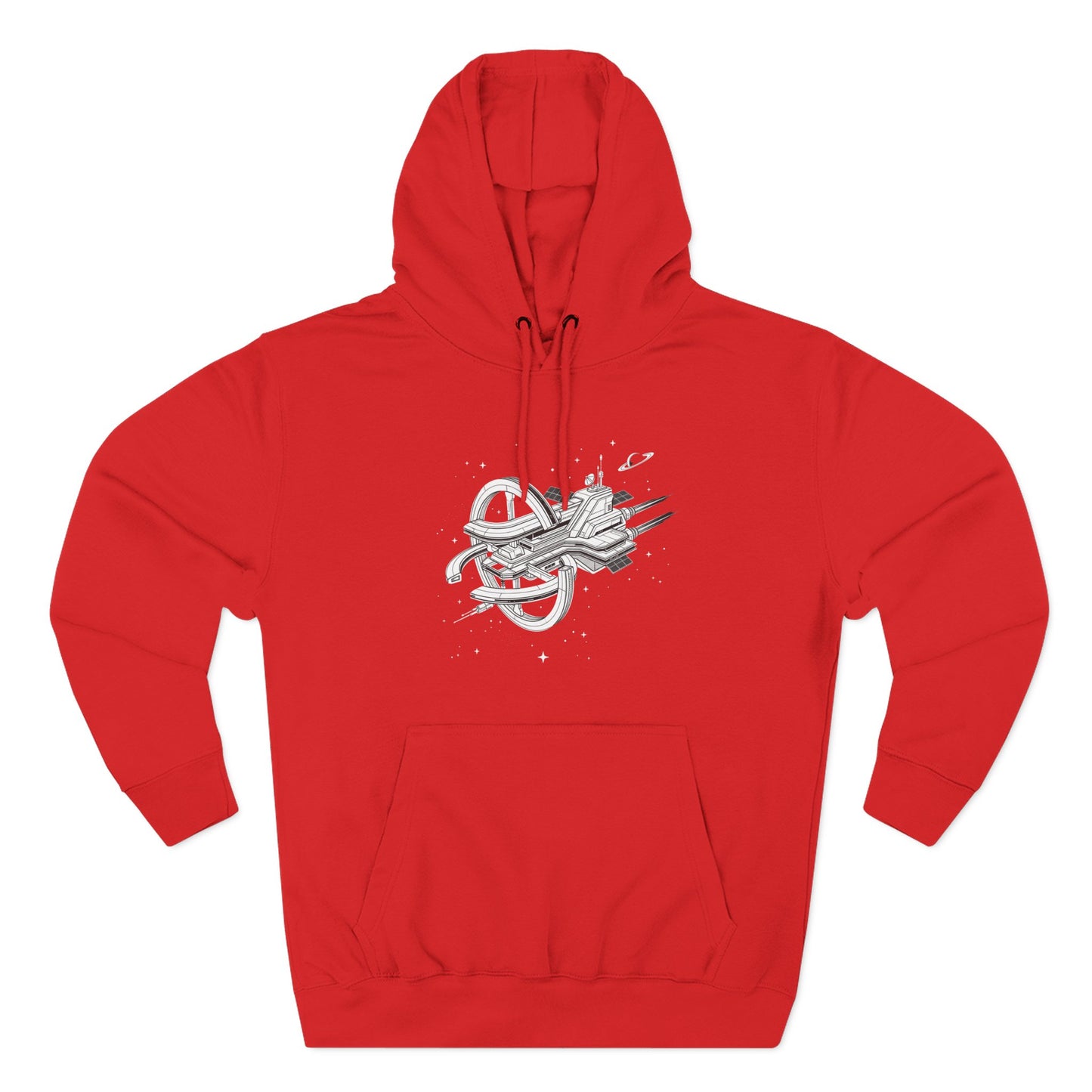 Hoodie — Space Station Sketch Pullover