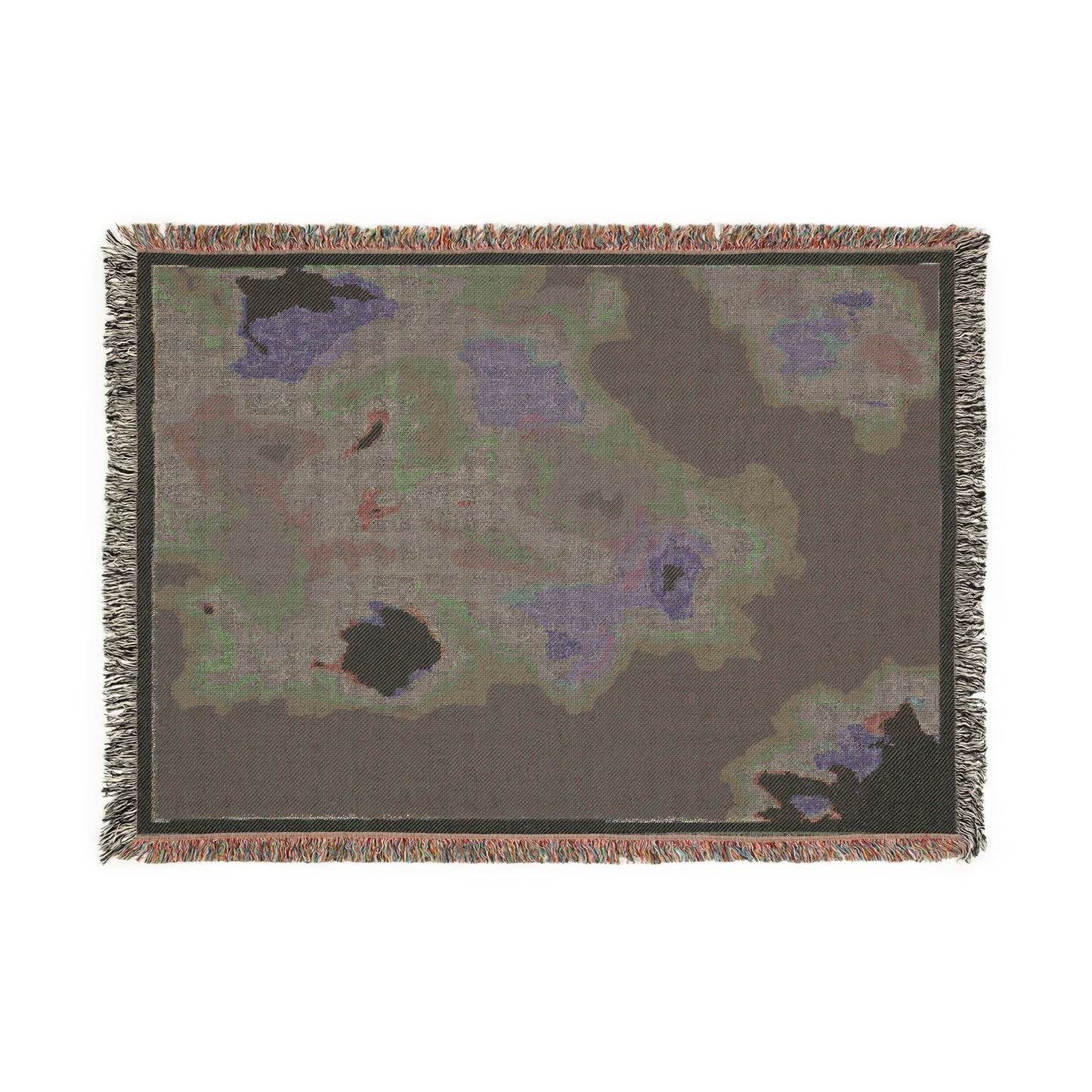 Abstract Cloudscape Woven Blanket – Cozy Decorative Throw for Living Room & Bedroom