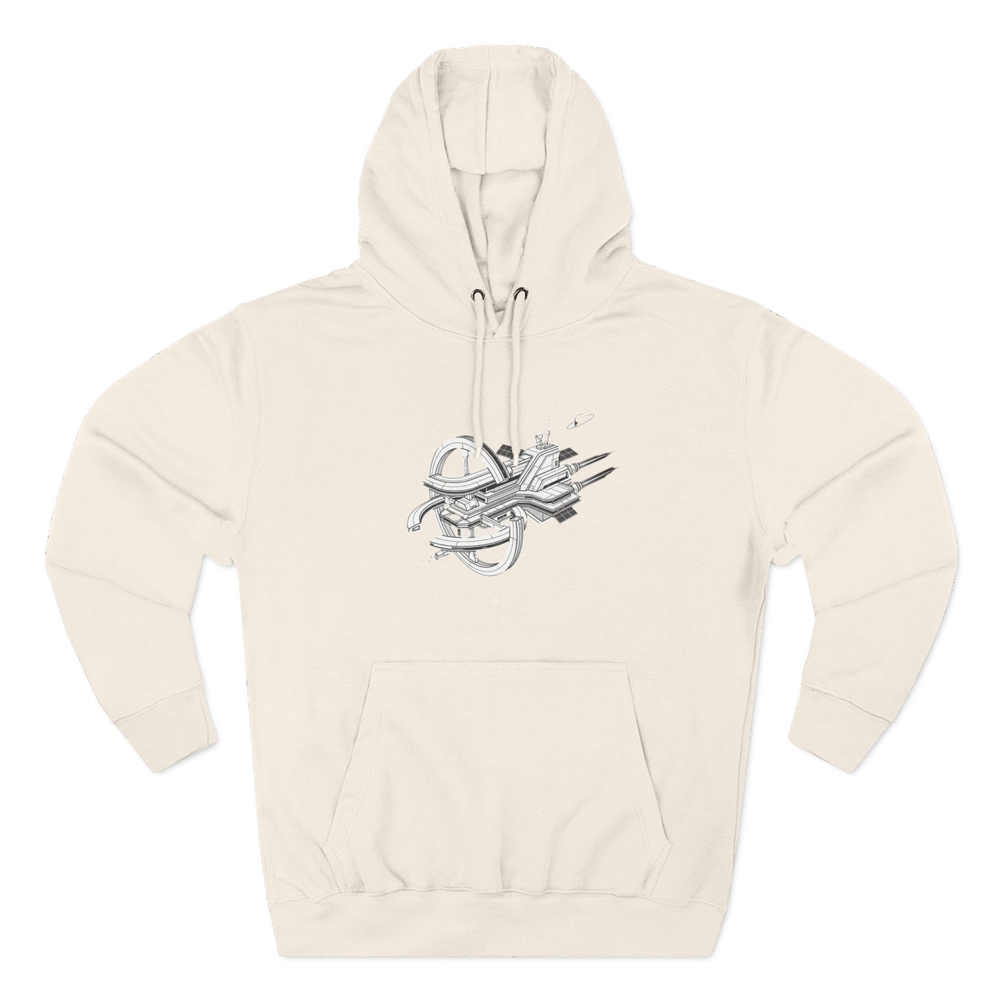 Hoodie — Space Station Sketch Pullover