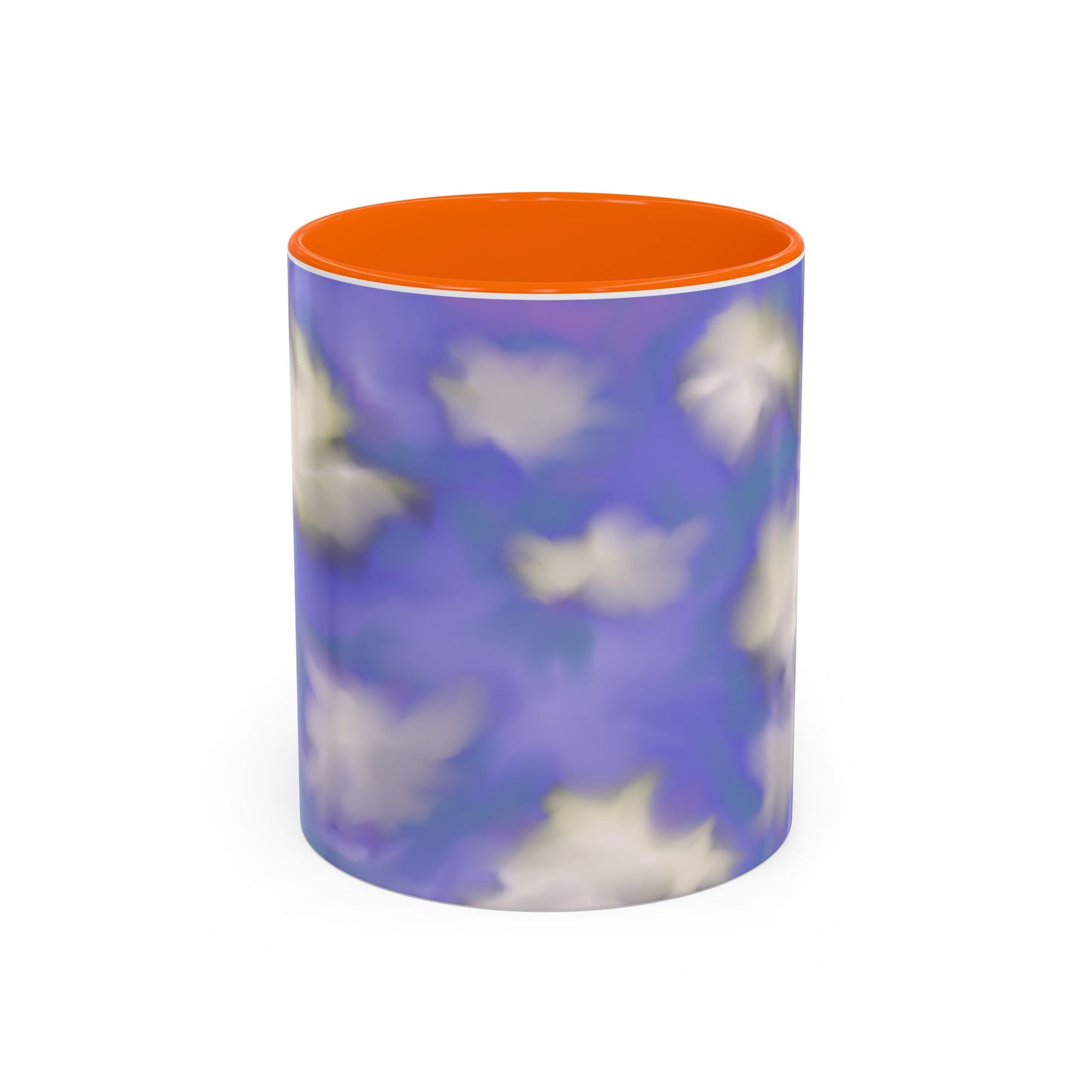 Cloudscape Accent Coffee Mug — Dreamy Purple Sky Design (11/15oz)