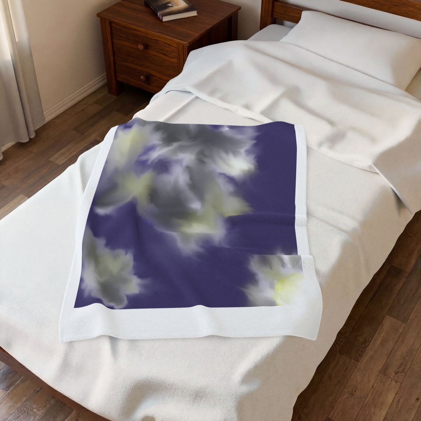 Cloud Sky Velveteen Plush Blanket — Throw