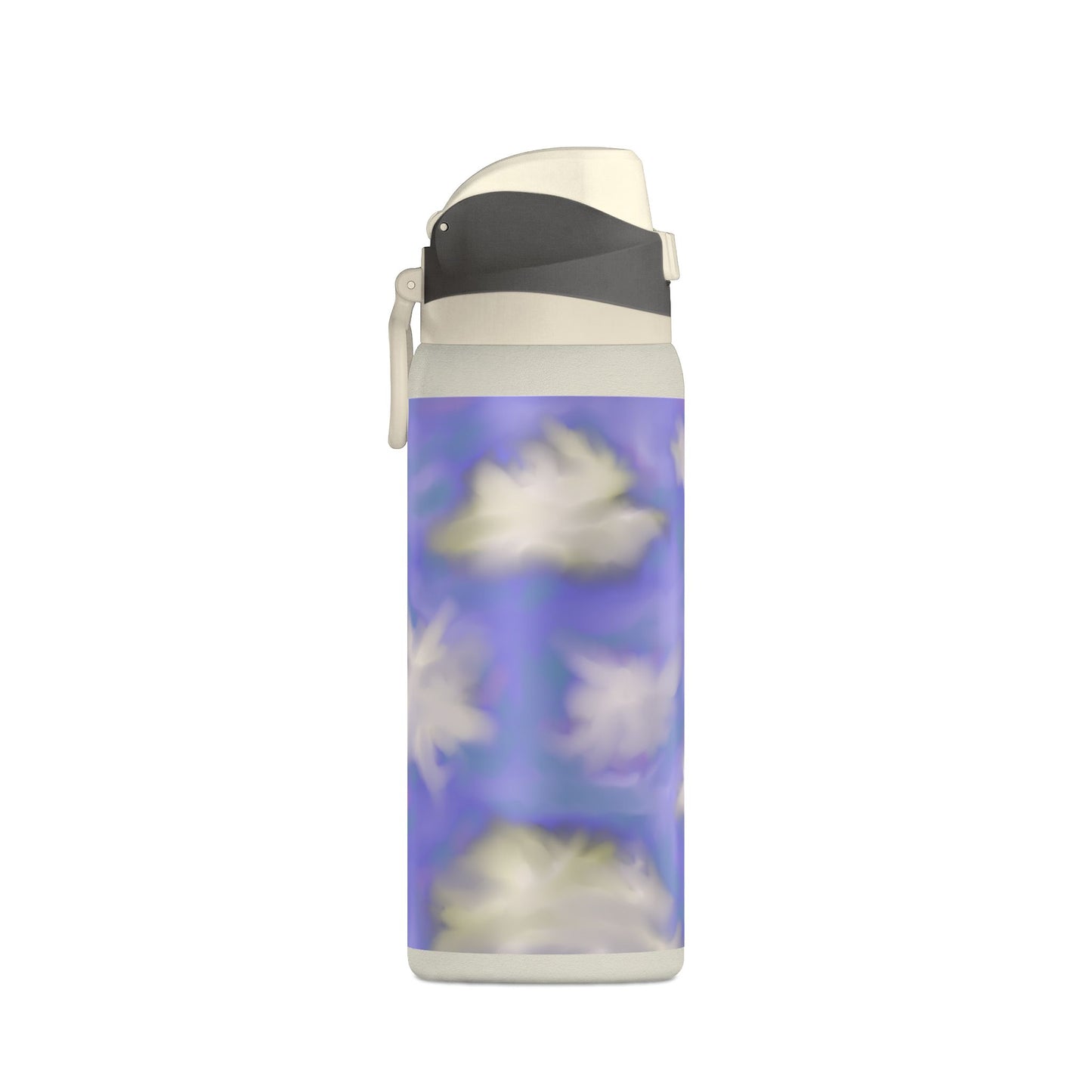 32oz Insulated Water Bottle — Dreamy Lavender Cloud Design