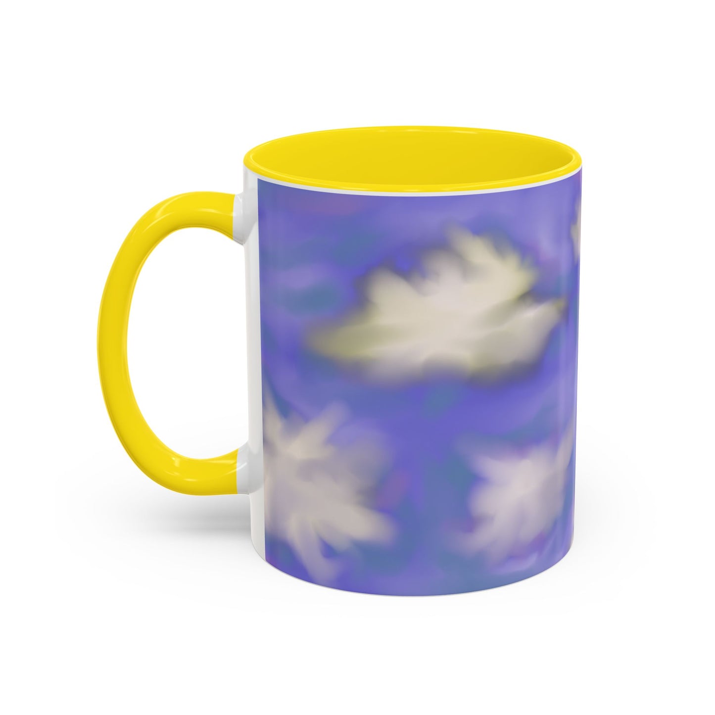 Cloudscape Accent Coffee Mug — Dreamy Purple Sky Design (11/15oz)