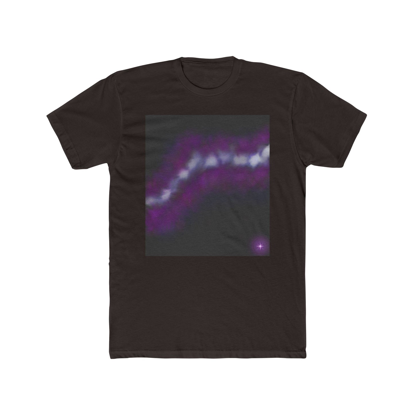 Galaxy Wave Tee — Purple Nebula Graphic T-Shirt