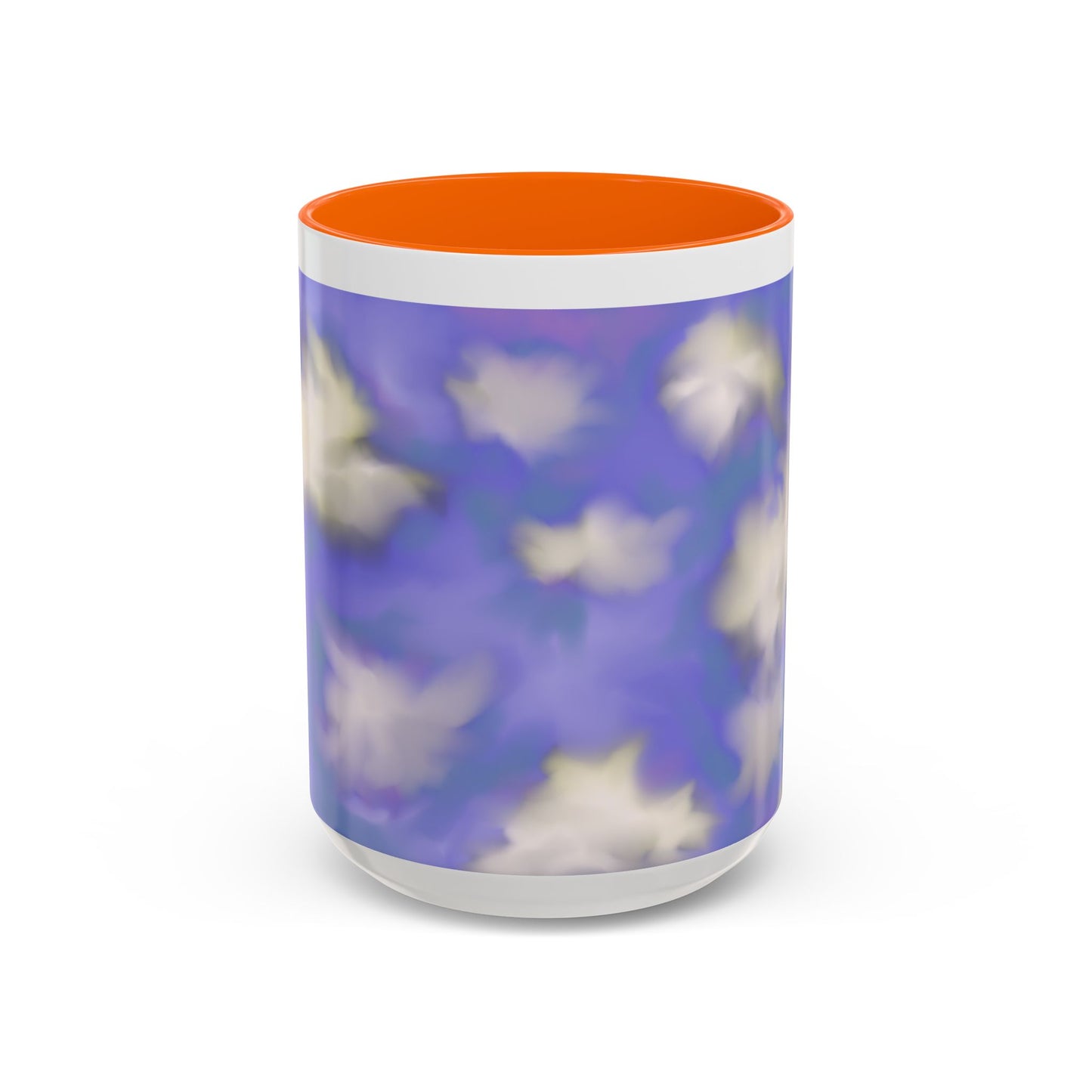 Cloudscape Accent Coffee Mug — Dreamy Purple Sky Design (11/15oz)