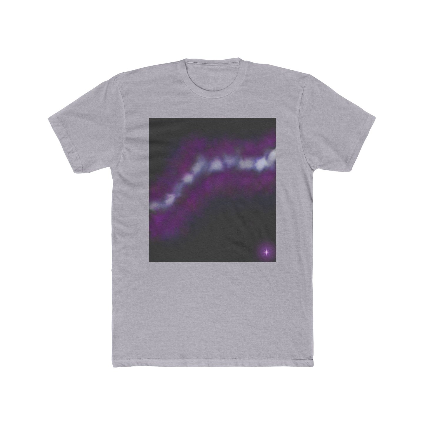 Galaxy Wave Tee — Purple Nebula Graphic T-Shirt