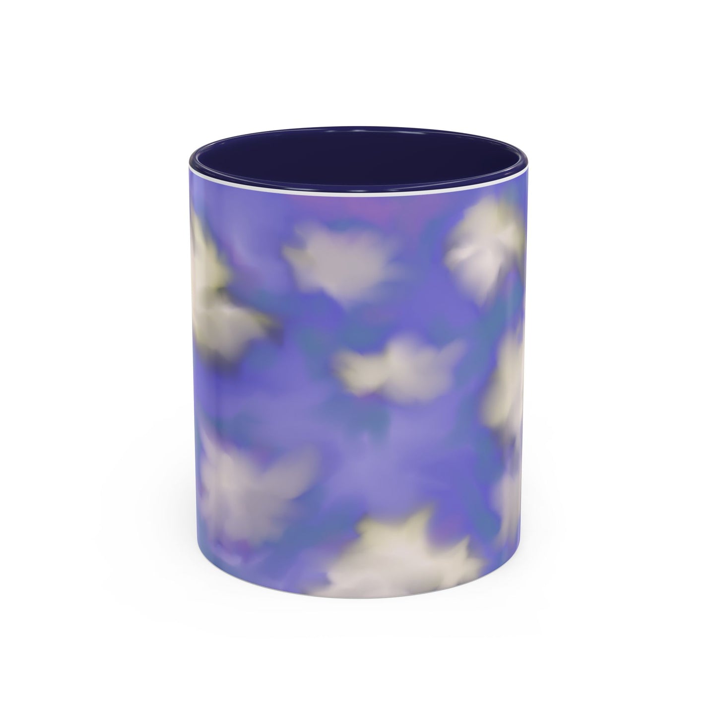Cloudscape Accent Coffee Mug — Dreamy Purple Sky Design (11/15oz)