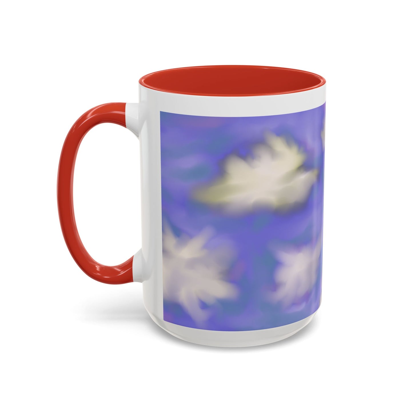 Cloudscape Accent Coffee Mug — Dreamy Purple Sky Design (11/15oz)
