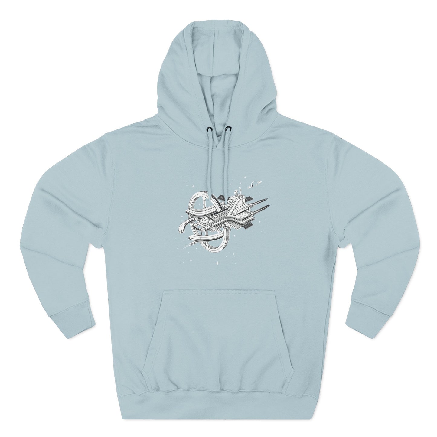 Hoodie — Space Station Sketch Pullover
